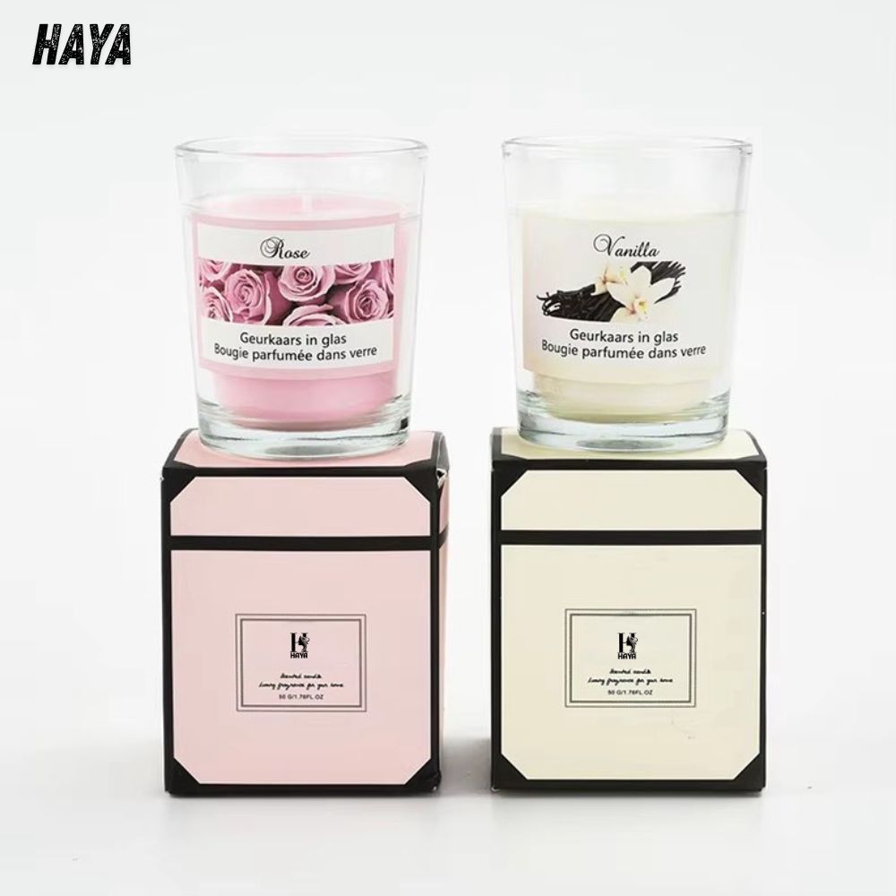 Haya Perfume Scented Candles - Vanilla, Rose - Image 7