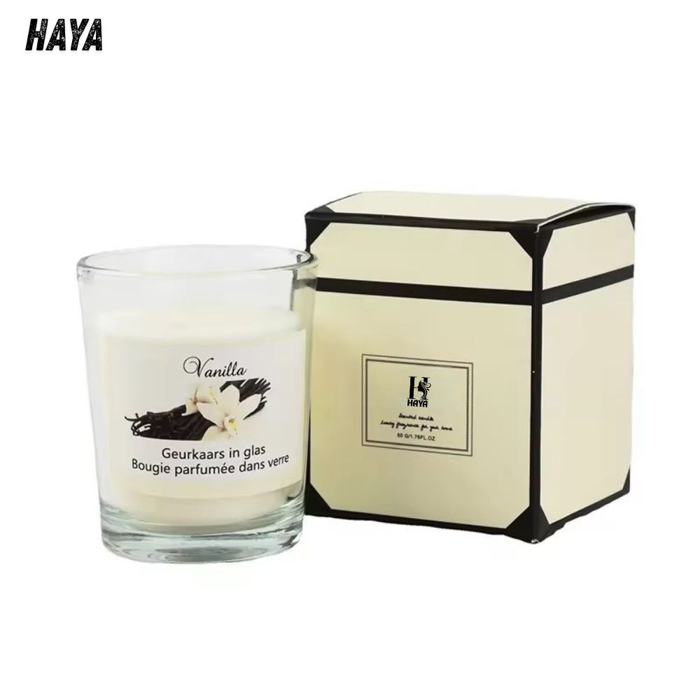 Haya Perfume Scented Candles - Vanilla, Rose - Image 5